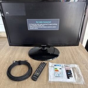 Samsung T27B300EW/EN 27″ FHD LED Monitor/TV – HDMI & VGA, Stand & Remote Include