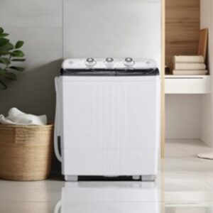 Twin Tub Washing Machine Compact Laundry Washer 4.5KG Washer+1.5KG Dryer
