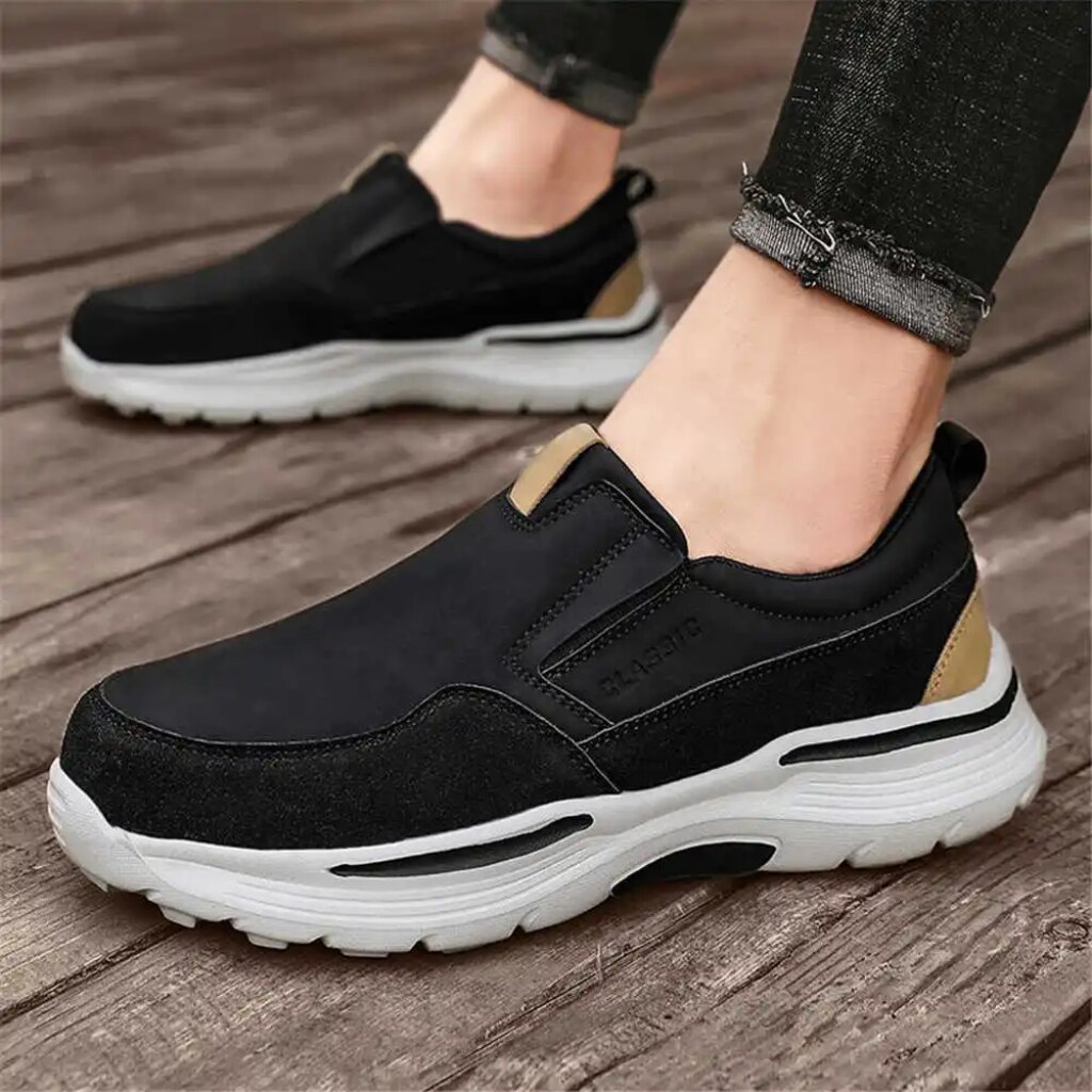 Black Low Sneakers Size 36 Vulcanize Jogging Shoes Man Fashion Summer Moccasins Men Sport Runing Hospitality Krasovka