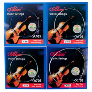 Hot Sales Violin Single String Steel Alloy Silver Wound E A D G Single Strings Vervanging Full Size Violen Parts