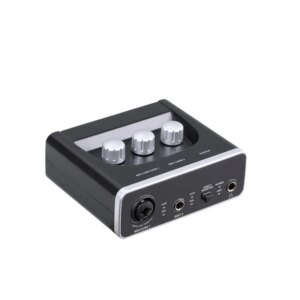 Studio Recording Adjust le Mixer Live USB OTG Voice Changer Audio Interface Sound Card