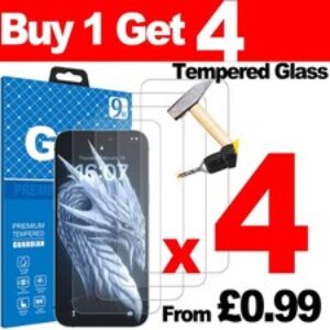 Tempered Glass Screen Protector For iPhone 16 15 14 13 12 11 Pro Max Mini X Plus